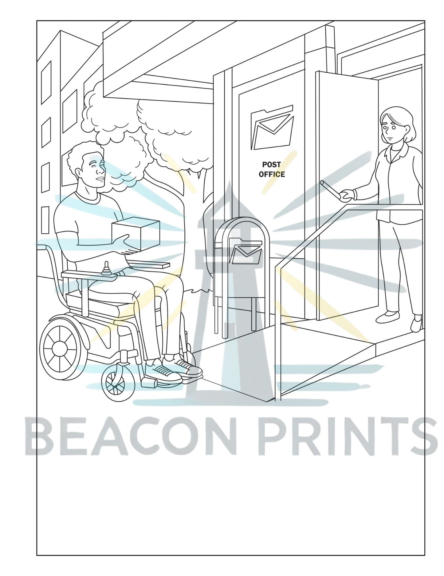 Ordinary Days: A Disability Representation Coloring Book