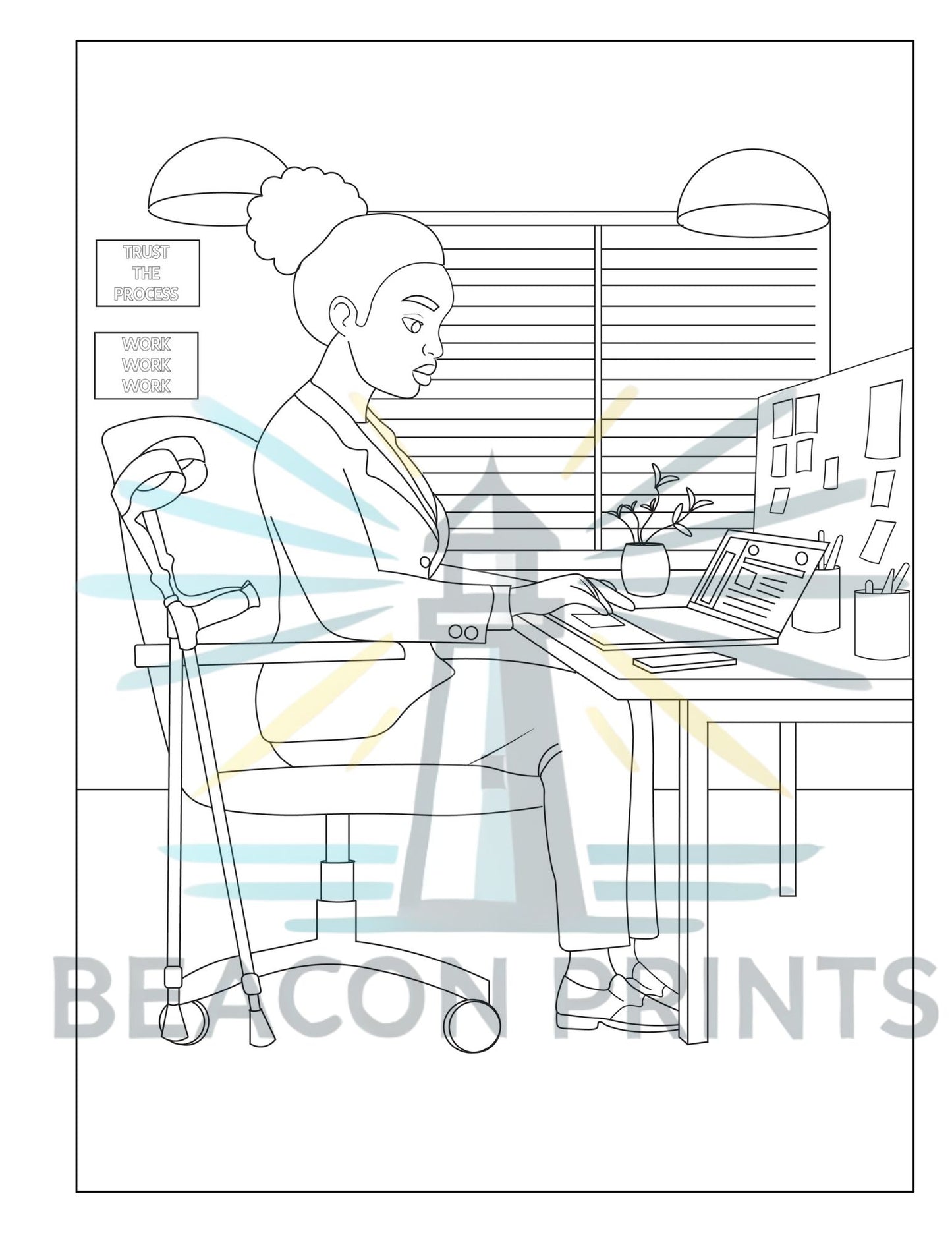 Ordinary Days: A Disability Representation Coloring Book