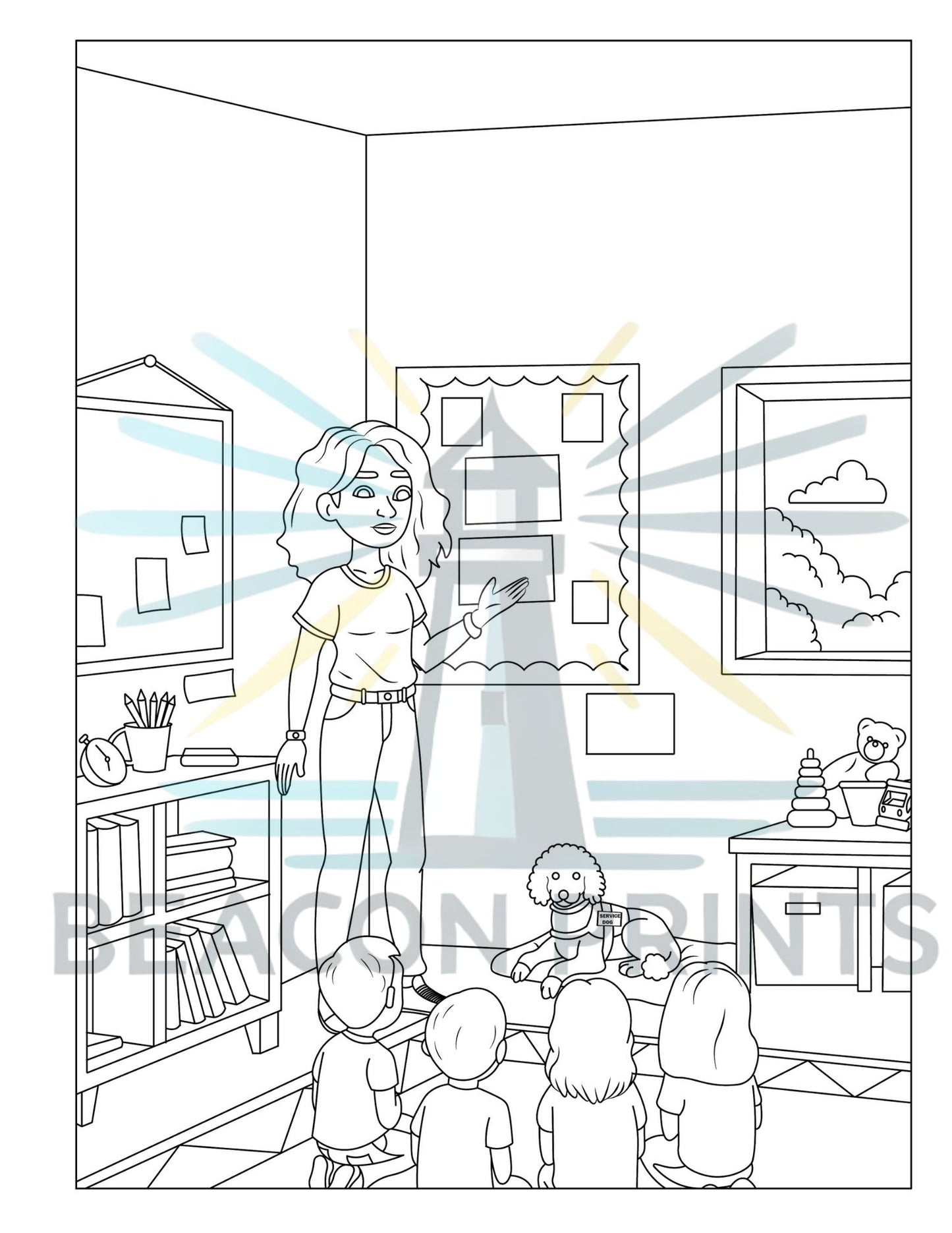 Ordinary Days: A Disability Representation Coloring Book