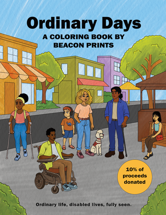 Ordinary Days: A Disability Representation Coloring Book